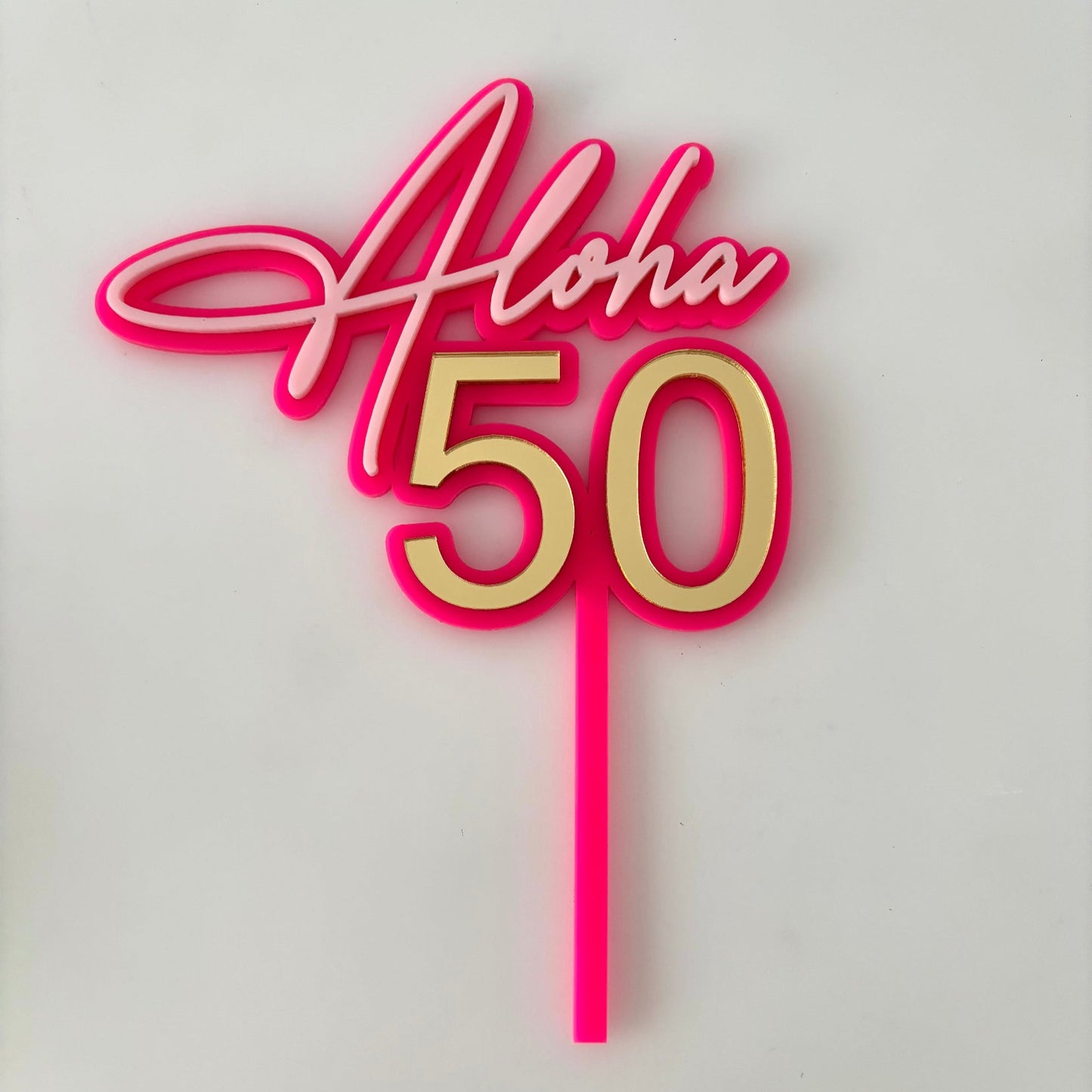 Personalised ‘Name & Age’ Birthday Topper