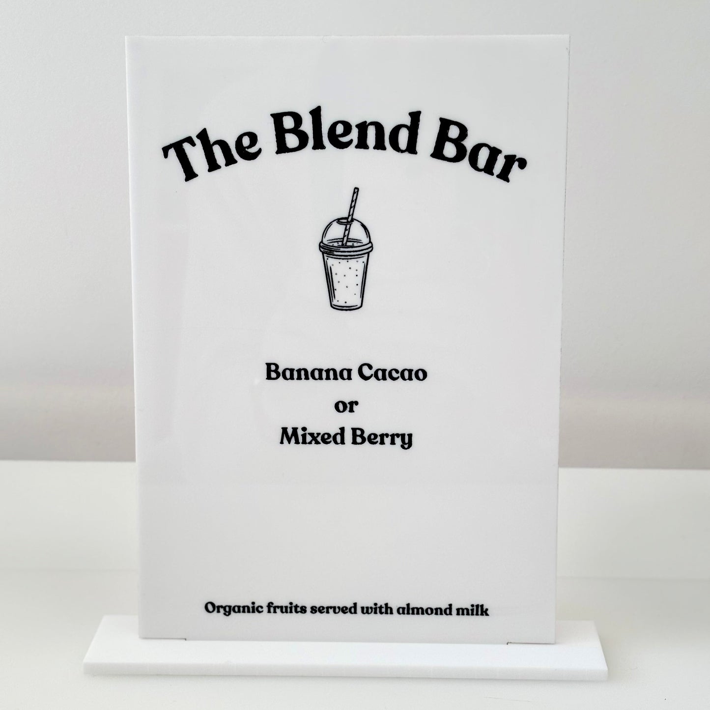 A4 Rectangle Acrylic Sign | Custom Event & Business Sign (Your Design)