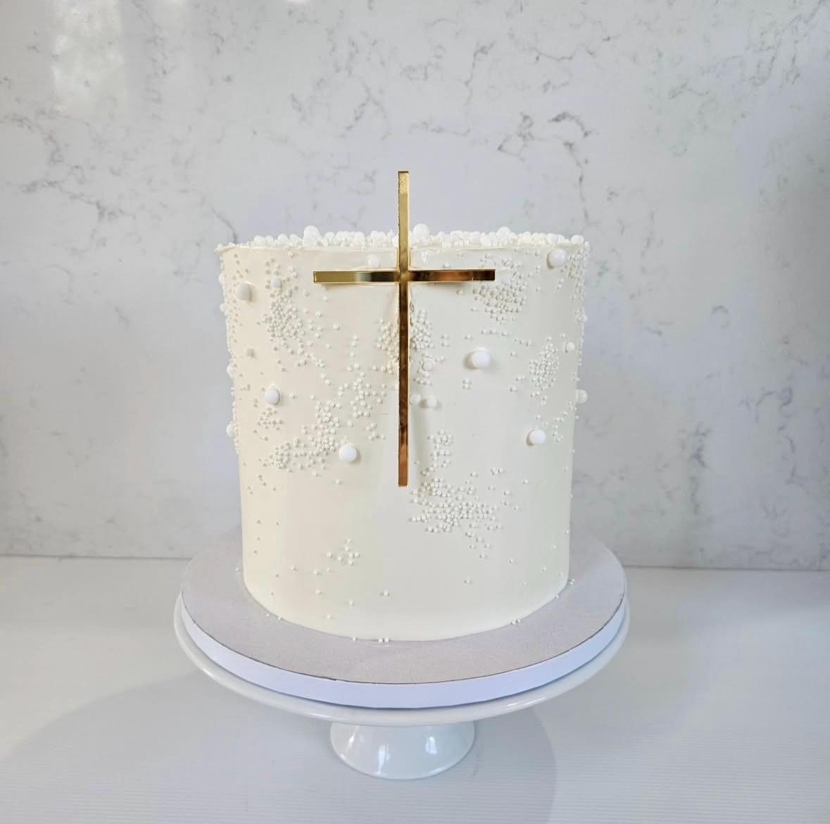 Cross Cake Topper