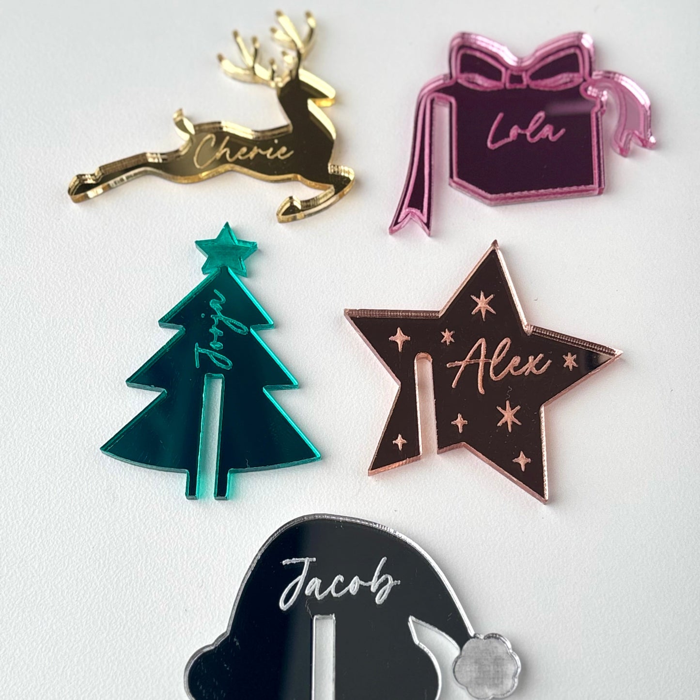 Christmas Drink Tags – Personalised Set