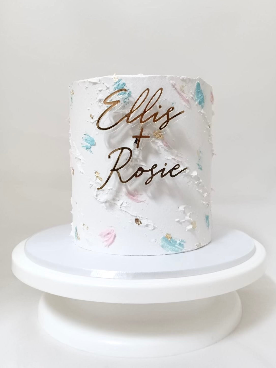 Custom Name Mirrored Cake Fropper