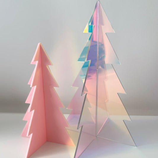 Luxury Acrylic Christmas Trees – Customised Family Decoration