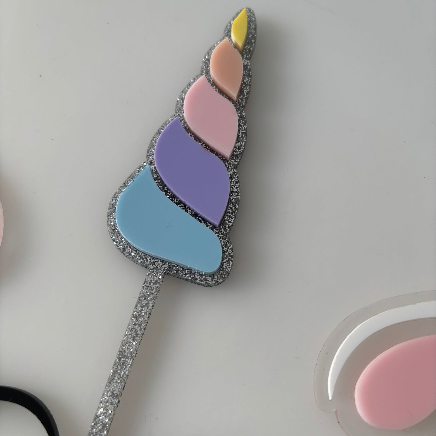 Unicorn Cake Topper Set - 6 Pieces