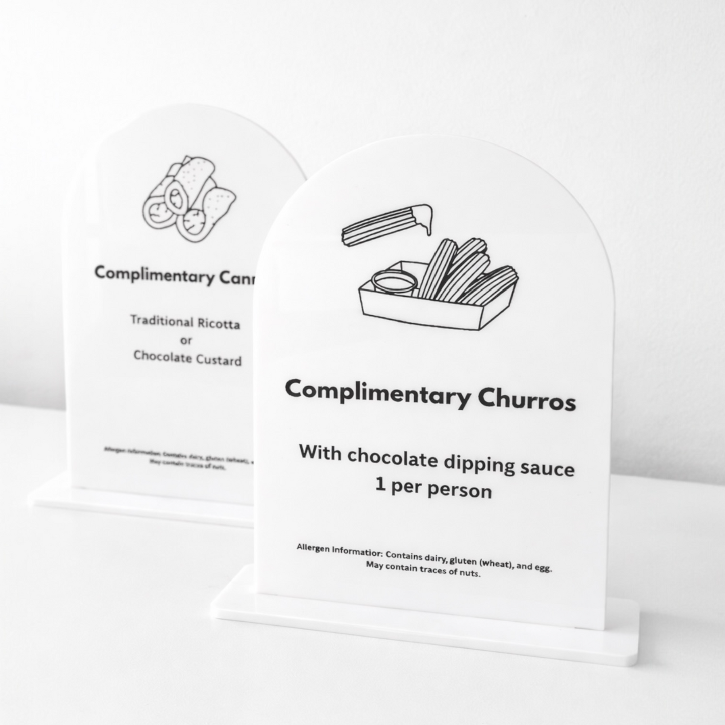 A5 Custom Acrylic Sign | Event, Wedding & Business Signage ~ Various Shapes