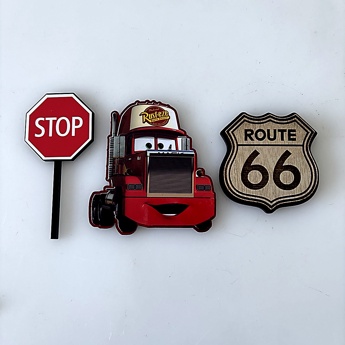 Cars Theme Birthday Cake Topper Set ~ Personalised Name, Number + Charms