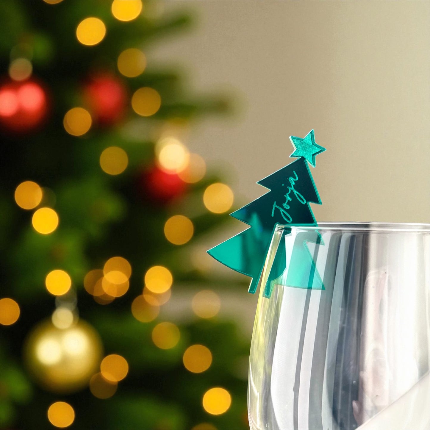 Christmas Drink Tags – Personalised Set