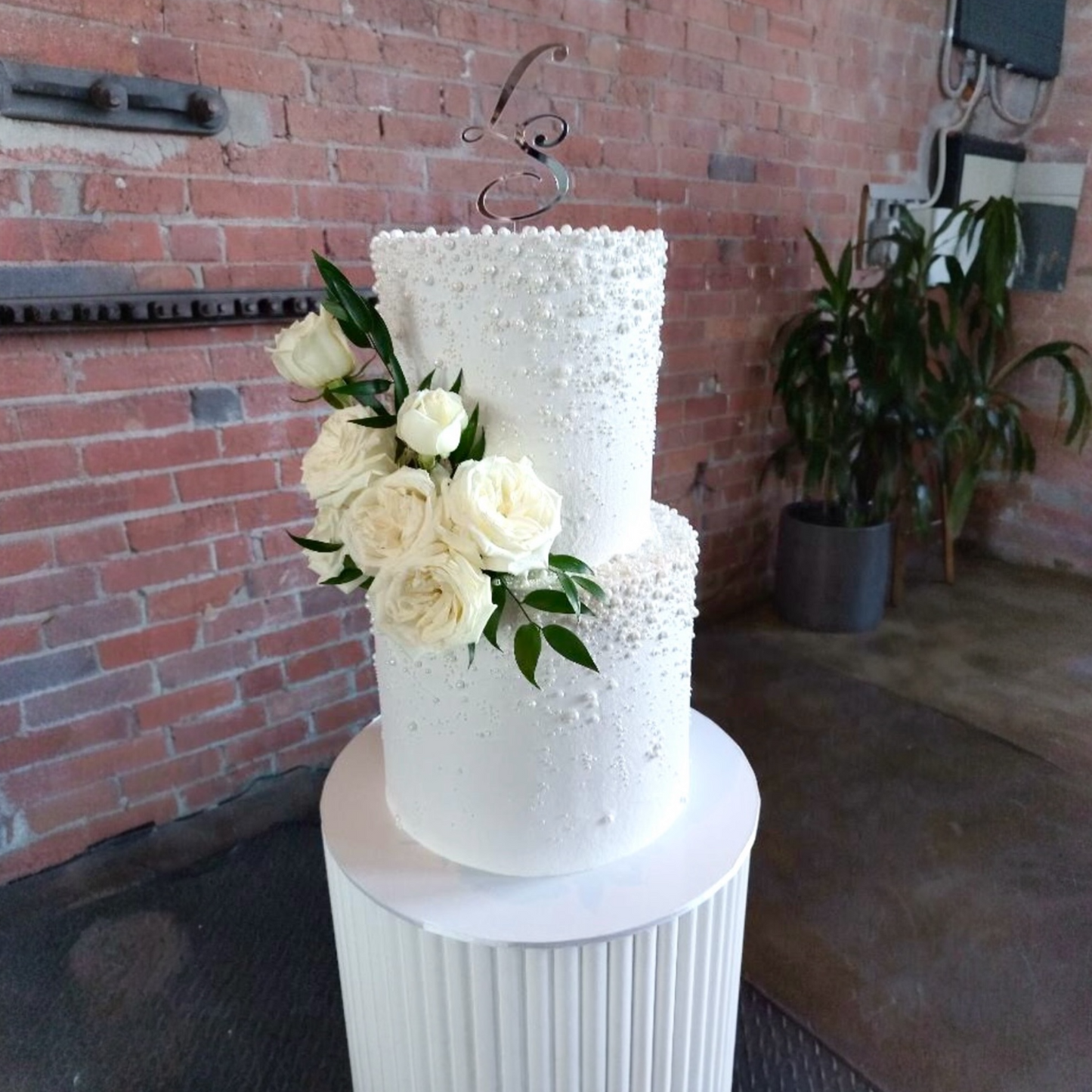 Personalised Initials Cake Fropper | Custom Wedding & Engagement Cake Decoration
