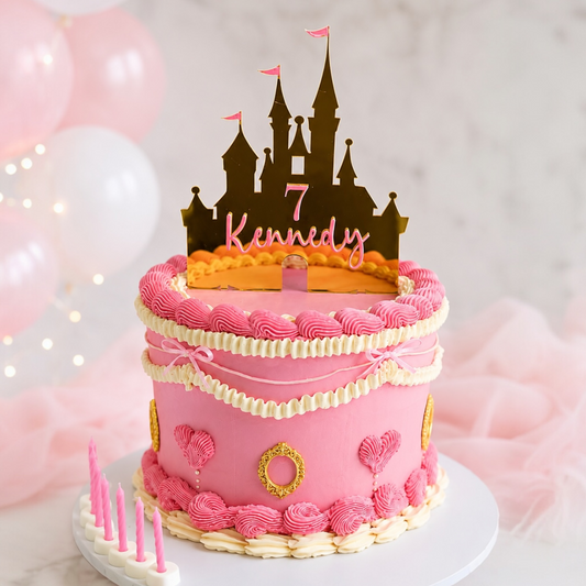 Disney Rapunzel Cake Topper Set | Personalised Princess Birthday Cake Decoration