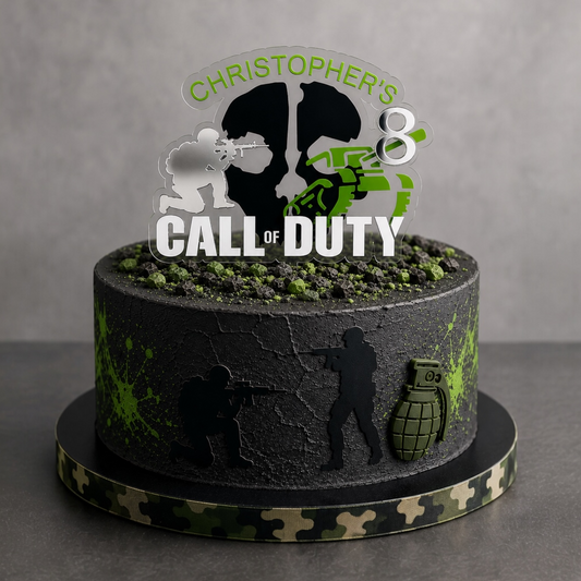 Gaming Cake Topper ~ Call Of Duty