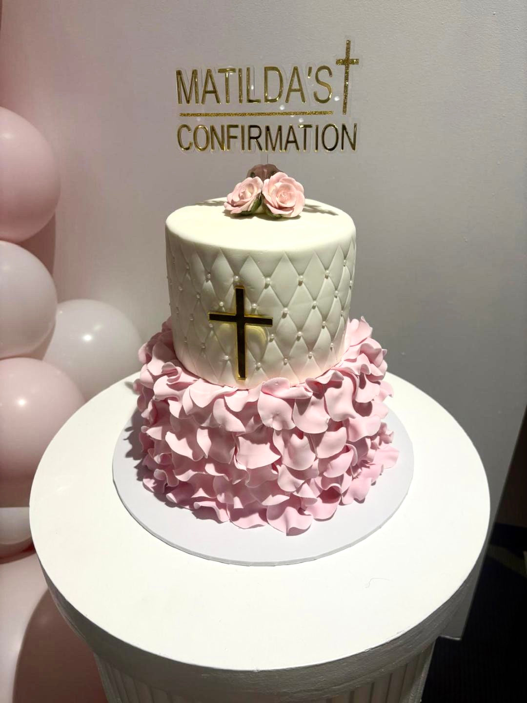 Personalised Confirmation Cake Topper