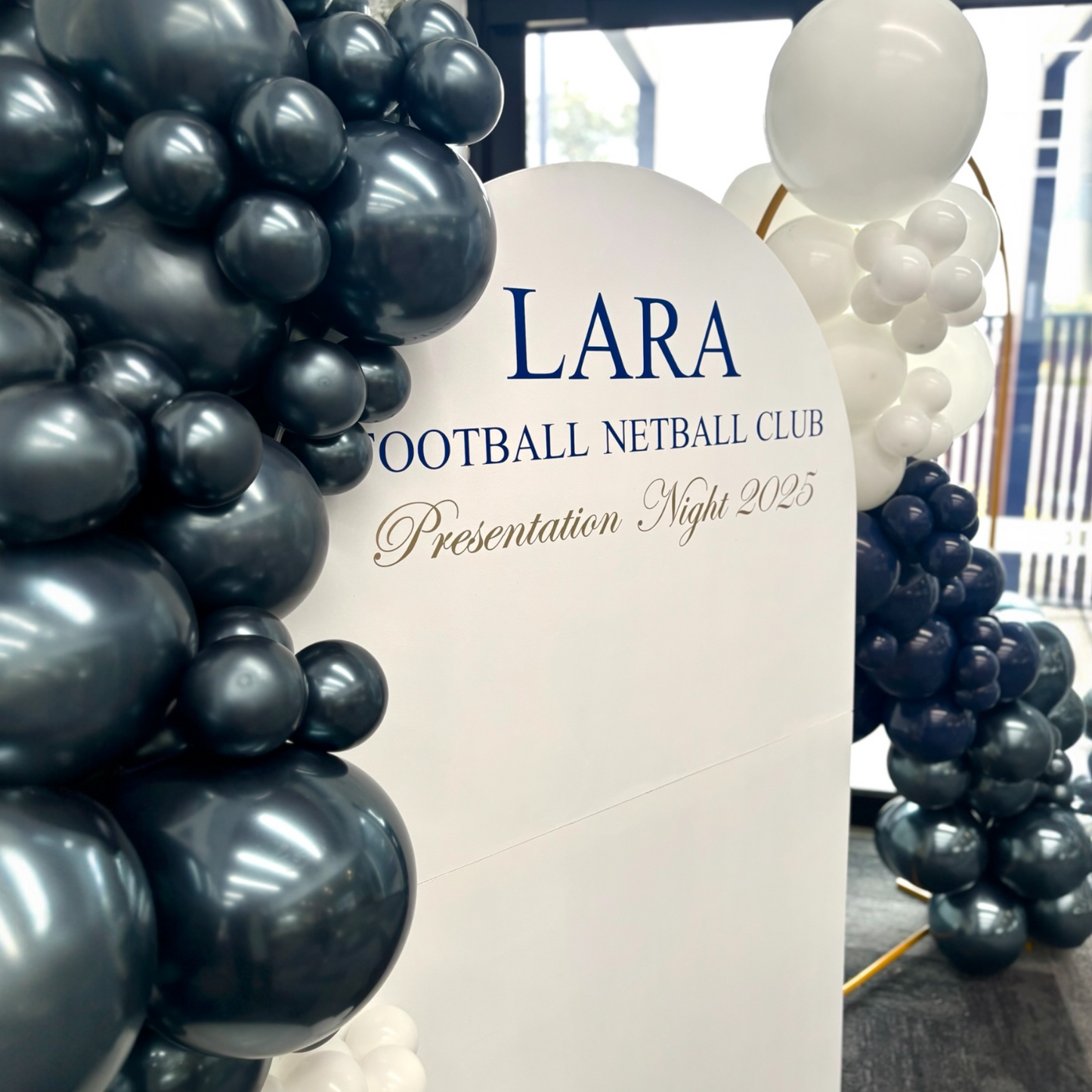 Event Signage Hire Geelong | Arch Signs, Balloons & Plinth Hire