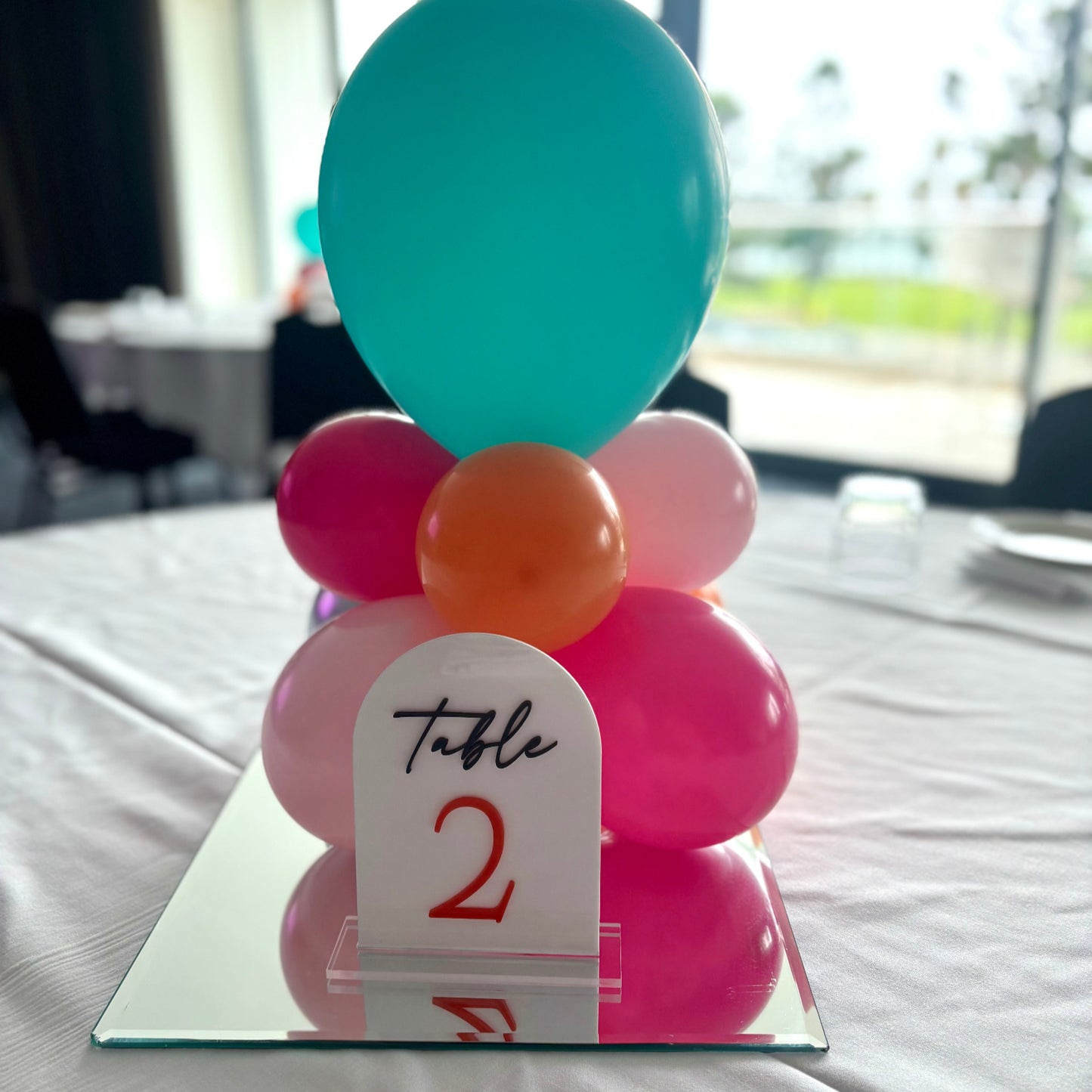 Table Number Signs
