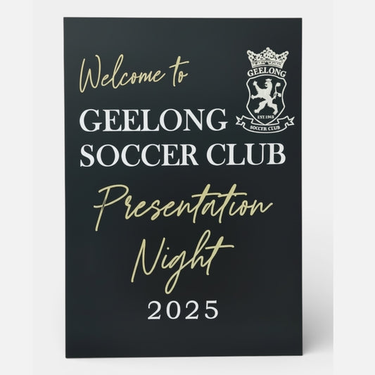 A2 Rectangle Acrylic Welcome Sign | Personalised Event Sign