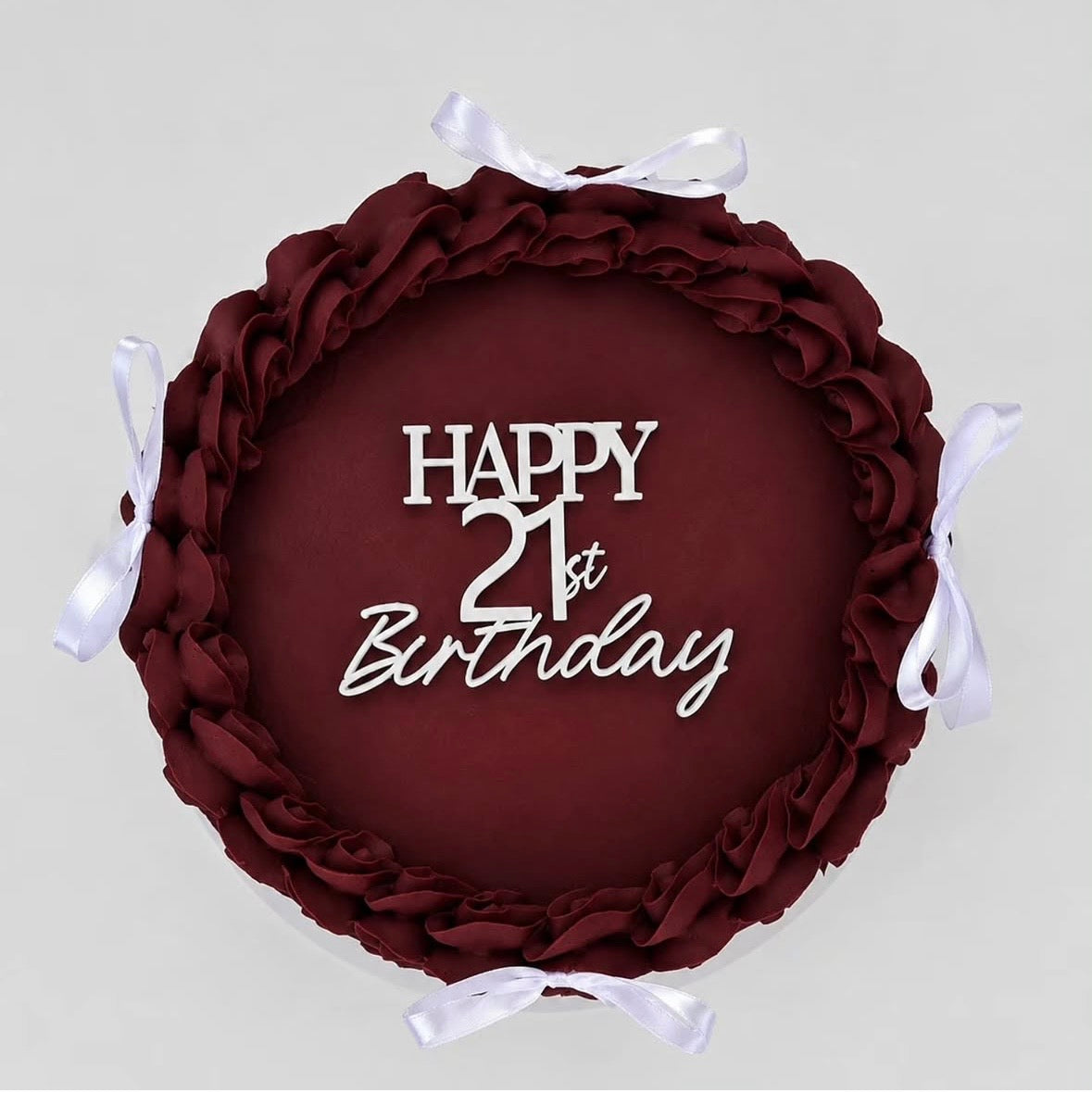 Personalised Cake Fropper | Custom Name Cake Sign | Birthday Cake Decor