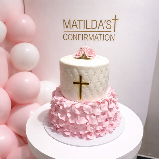 Personalised Confirmation Cake Topper | Mirror Acrylic